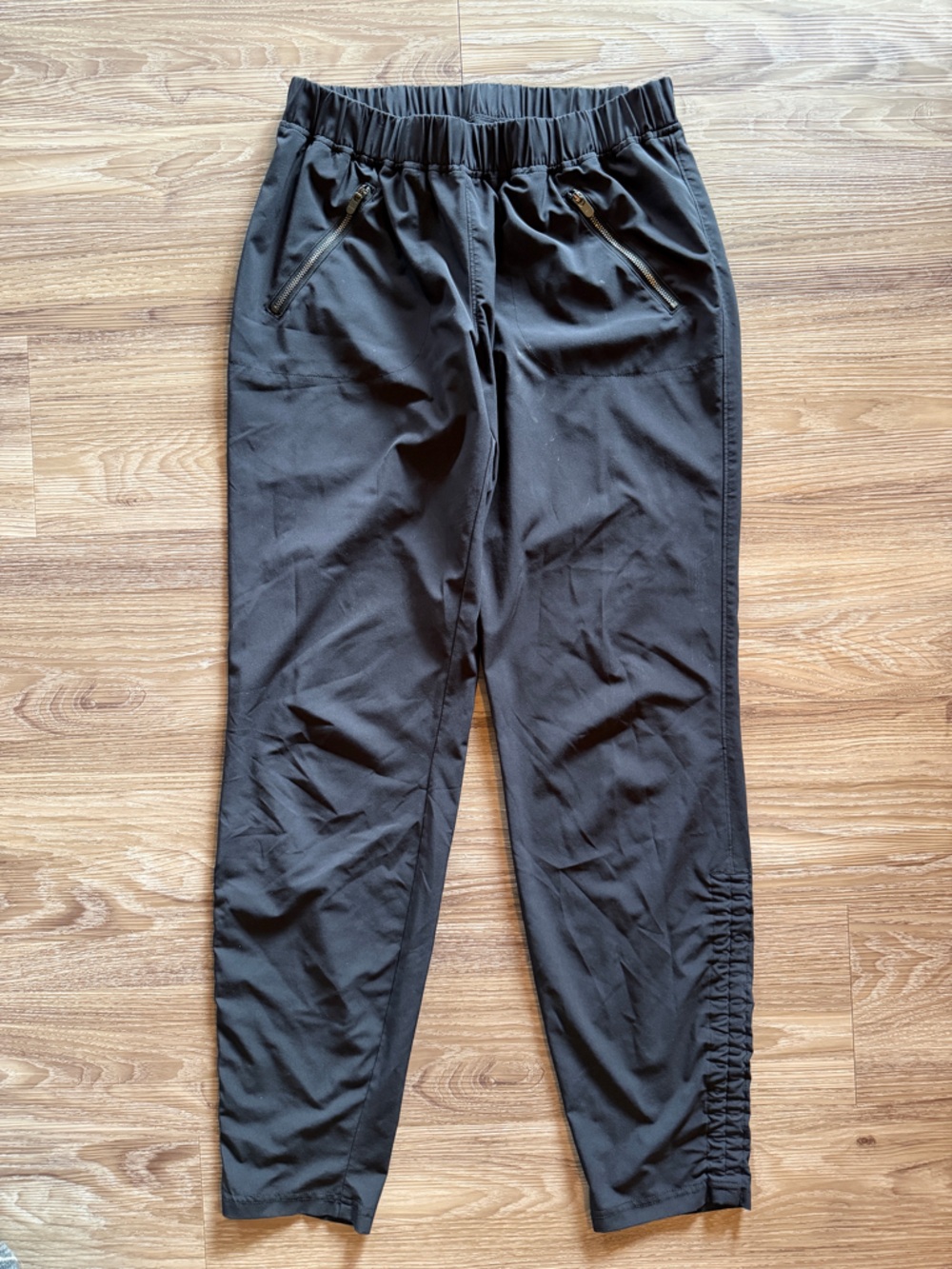 Athleta Black Women Jogger Pants with Zip Pockets